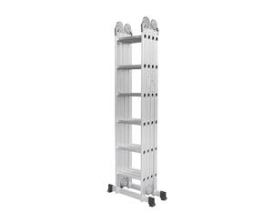 7m Folding Ladder Multipurpose Quality Aluminium Function Adjustable