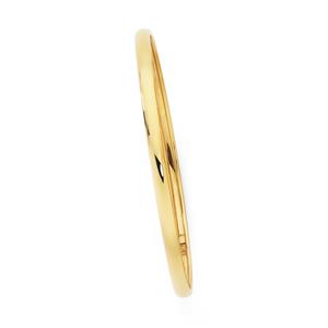 9ct Gold on Silver 65mm Bangle