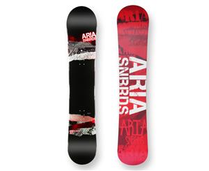 Aria Snowboard Draw Liner Camber Capped 157cm - Red