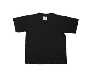 B&C Kids/Childrens Exact 150 Short Sleeved T-Shirt (Black) - BC1286