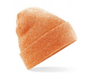 Beechfield Unisex Original Cuffed Beanie Winter Hat (Heather Orange) - PC2879