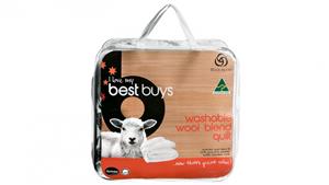 Best Buys Wool Blend King Quilt