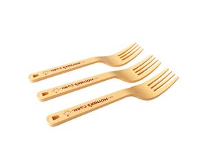 Biodegradable Mother's Corn Cutie Fork Set of 3 Made In Korea