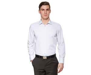 Calvin Klein Men's Slim Fit Long Sleeve Shirt - White/Dots