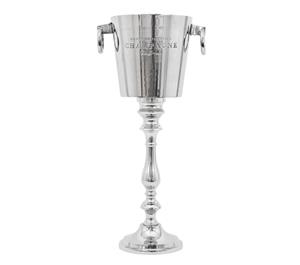Claridge Silver Champagne Bucket on Pedestal Tall