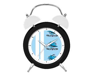 Cronulla Sharks NRL Twin Bell Clock Money Box With Light