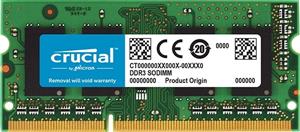 Crucial SO-DIMM (CT102464BF160B) 1.35V (Low Voltage) 8G DDR3 1600 Notebook RAM