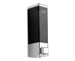 Dolphy Square ABS Liquid Soap Dispenser 300ML - Transparent Black