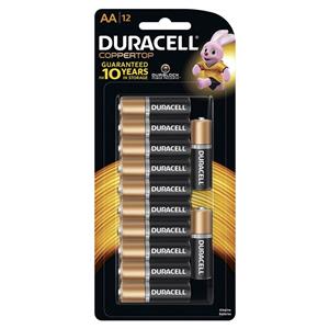 Duracell AA Coppertop Batteries - 12 Pack