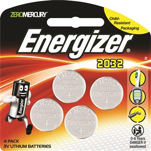Energizer CR2032 Lithium Battery - 4 Pack