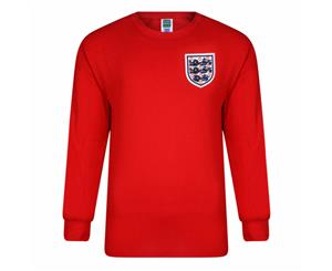 England Fa Official Mens 1966 World Cup Final Retro Shirt (Red) - SG10094