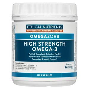 Ethical Nutrients OMEGAZORB High Strength Omega-3 120 Capsules
