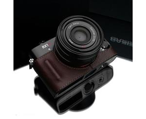 Gariz Brown Leather Camera Half Case HG-RX1R2BR for Sony DSC-RX1 RII R2