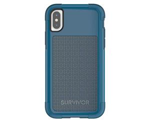 Griffin Survivor Fit Case For iPhone XS/X - Blue/Light Blue