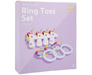 Inflatable Ring Toss Set Unicorn