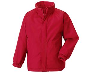 Jerzees Schoolgear Childrens Reversible Showerproof Jacket (Classic Red) - BC589