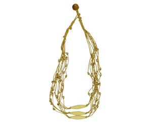 KAJA Clothing KUNAL - Necklace Natural Wood beads