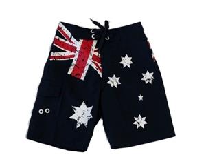 Kids Boys Board Shorts Australia Day Souvenir Beach Shorts Flag