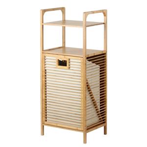 Living Elements Bamboo 2 Shelf With Clothes Basket