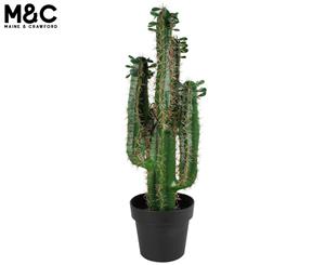 Maine & Crawford 80cm Artificial Cactus Plant in Plastic Pot