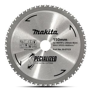 Makita 150mm 52T TCT Circular Saw Blade for Metal Cutting - SPECIALIZED
