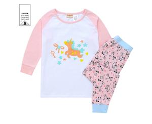 MeMaster - Junior Girls Unicorn Pyjama Set - Multi