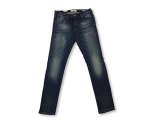 Men's Scotch & Soda Skim Skinny Denim Jeans In Blue Used Wash