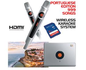 Miic Star Portuguese Edition 999 Songs Wireless Karaoke System