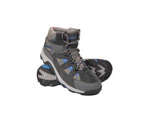 Mountain Warehouse Rapid Waterproof Boot - Heel & Toe Bumpers / EVA / Deep Lugs - Grey