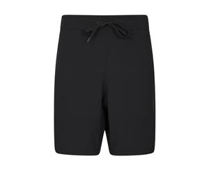 Mountain Warehouse Wms Womens Quick Dry Stretch Long Boardshort Beach Shorts - Black