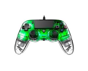 Nacon Compact Wired Illuminated Light Edition Controller (Green) PS4