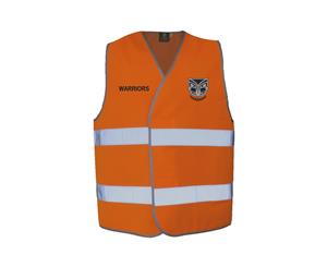 New Zealand Warriors NRL HI VIS Safety Work Vest Reflective Shirt ORANGE