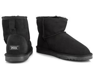 OZWEAR Connection Classic Mini Ugg Boot - Black