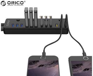 Orico 12-Port USB 3.0 Desktop Multi-Function Hub - Black