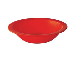 Pack of 12 Kristallon Polycarbonate Bowls Red 172mm