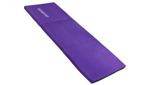 PowerTrain Tri-Fold Yoga Exercise Mat - Purple