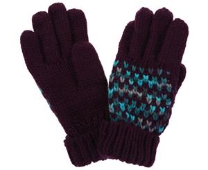 Regatta Womens Frosty Glove III Winter Walking Gloves - Prune