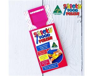 Safety Food Peeler - Single Pack Pink - Pink