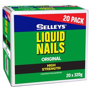 Selleys 320g Liquid Nails - 20 Pack