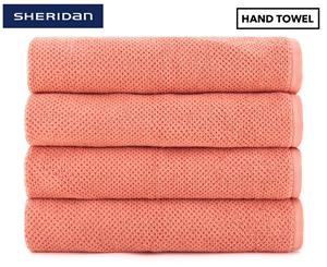 Sheridan Austyn Hand Towel 4-Pack - Raw Sienna