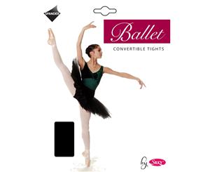 Silky Womens/Ladies Dance Ballet Tights Convertible (1 Pair) (Black) - LW160