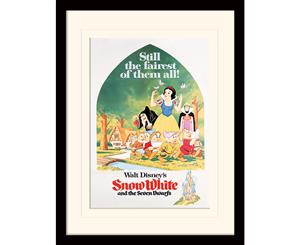 Snow White - Still The Fairest Mounted & Framed 30 x 40cm Print