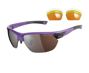 Sunwise Kennington Purple Sunglasses with 4 Interchangeable Lenses