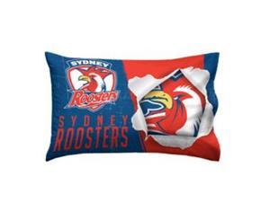 Sydney Roosters NRL Team Logo Pillow Case Single Pillowslip