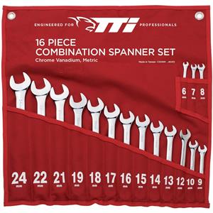 TTI 16 Piece Combination Spanner Set