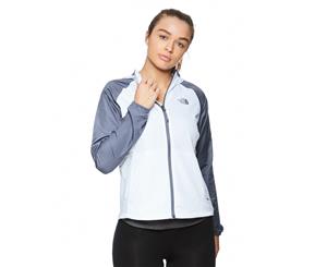The North Face Women's Flyweight Hoodie - TNF White/Grisaille Grey