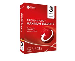 Trend Micro MAX SECURITY (1-3 DEVICES) 12MTH