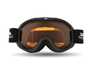 Trespass Boys & Girls Hijinx UV Protect Double Spherical Lens Goggles - Black