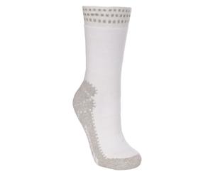 Trespass Womens/Ladies Olivetti Hiking Boot Socks (1 Pair) (White) - TP184