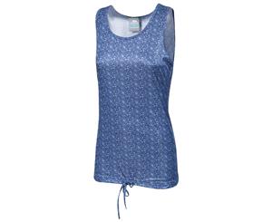 Trespass Womens/Ladies Seeley Active Sleeveless Vest Top (Airforce Blue Print) - TP2887